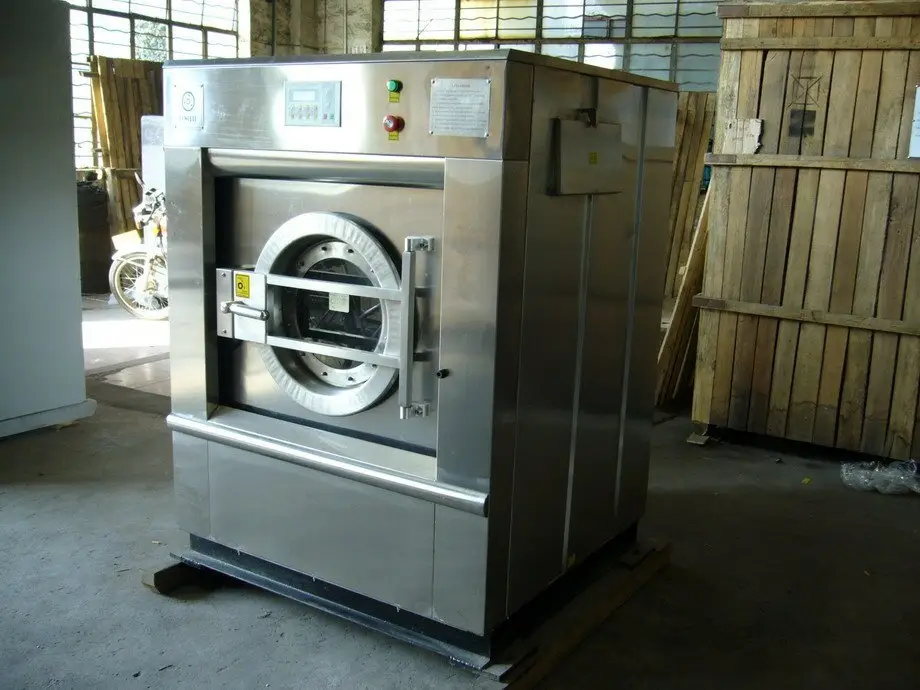 GOWORLD stainless steel semi automatic laundry machine Easy to control for Commercial laundromat353 3