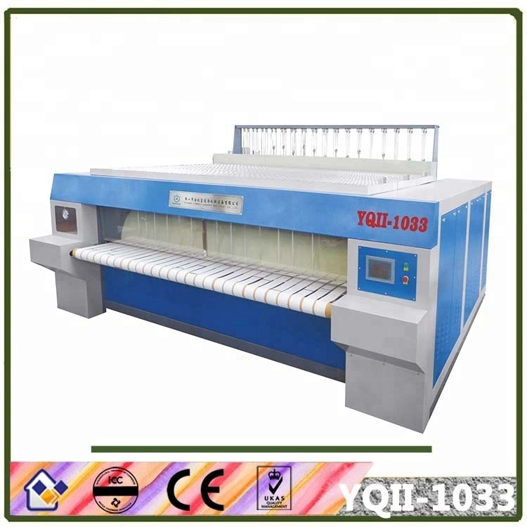 Gas heating Double Chest Roller Style Flat Ironer 1