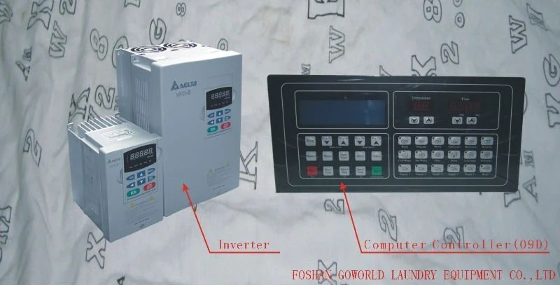 GOWORLD stainless steel semi automatic laundry machine Easy to control for Commercial laundromat385 3