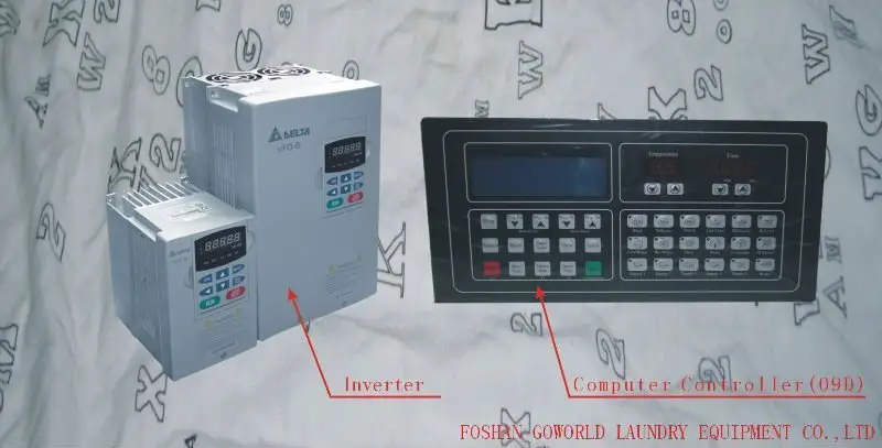 GOWORLD stainless steel semi automatic laundry machine Easy to control for Commercial laundromat385 3