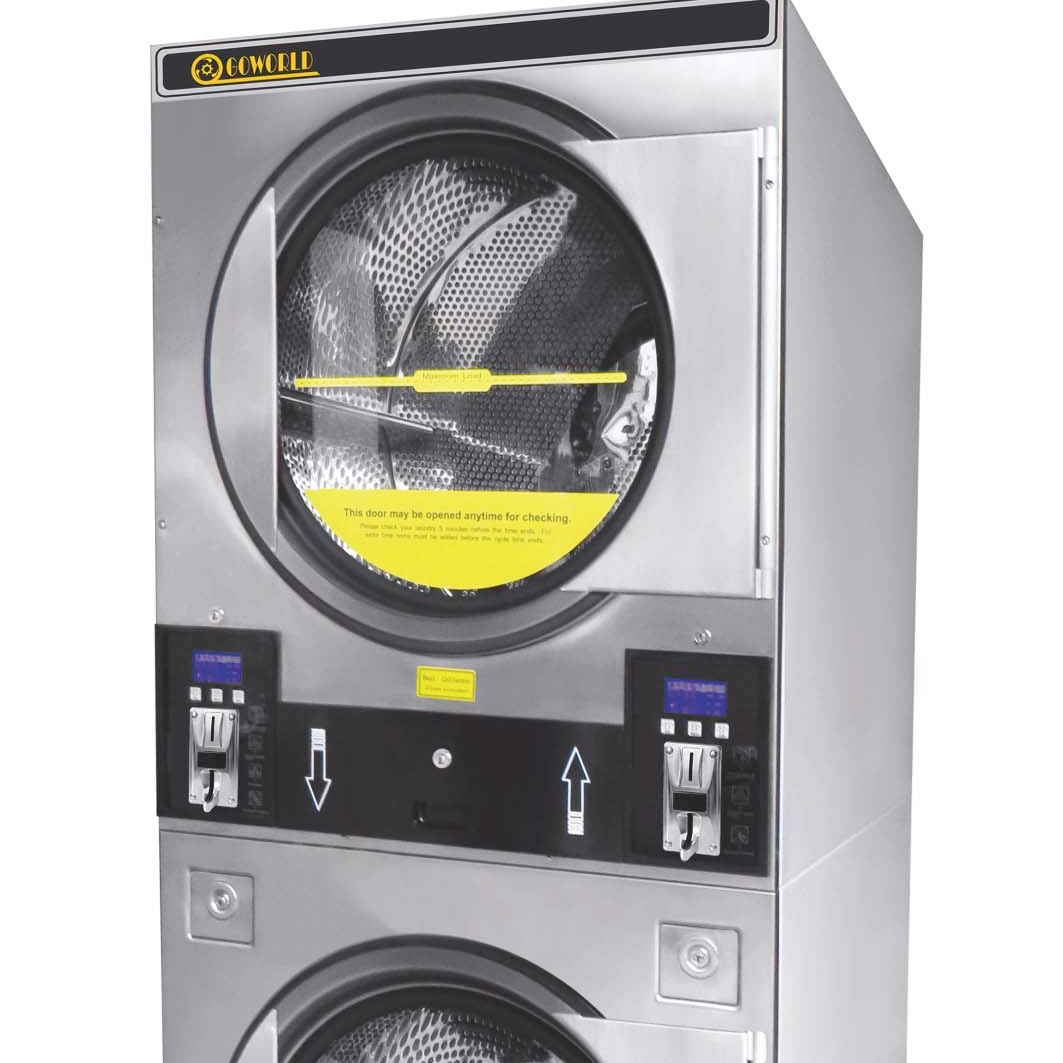 2*12kg gas heating commercial laundry dryer,tumble drying machine 1