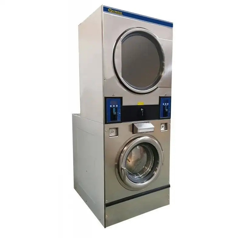 Convenient Coin-Operated Stackable Washer And Dryer Options 1