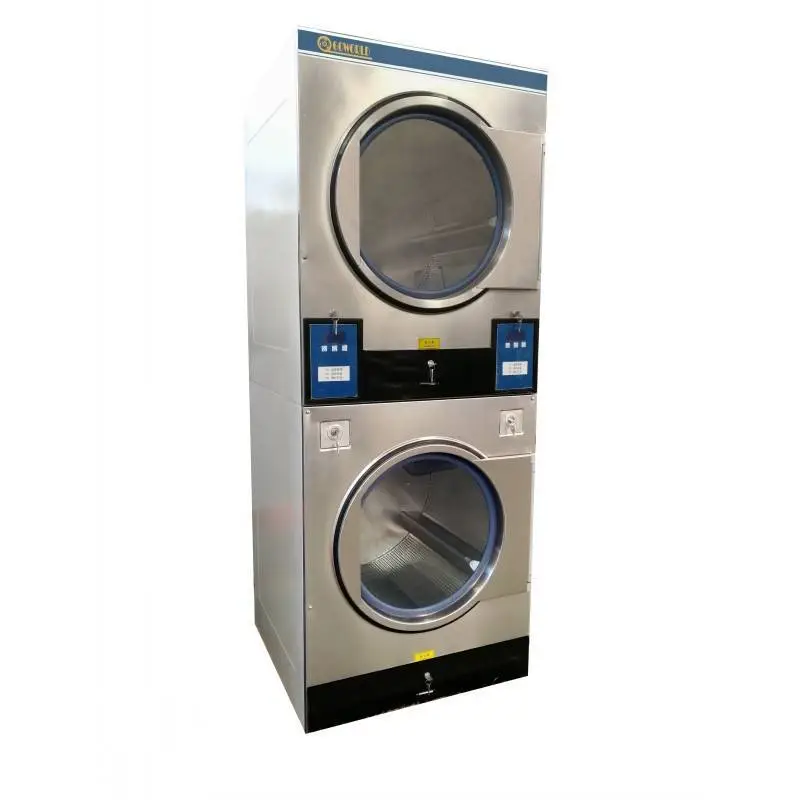 12kg-15kg Combo stack drying machine in commercial laundromat,school,fire brigade 1