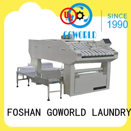 GOWORLD Brand industrieslaundry fabric folding machine textile supplier 1