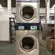 GOWORLD Manual stacking washer dryer LPG gas heating for hotel 2