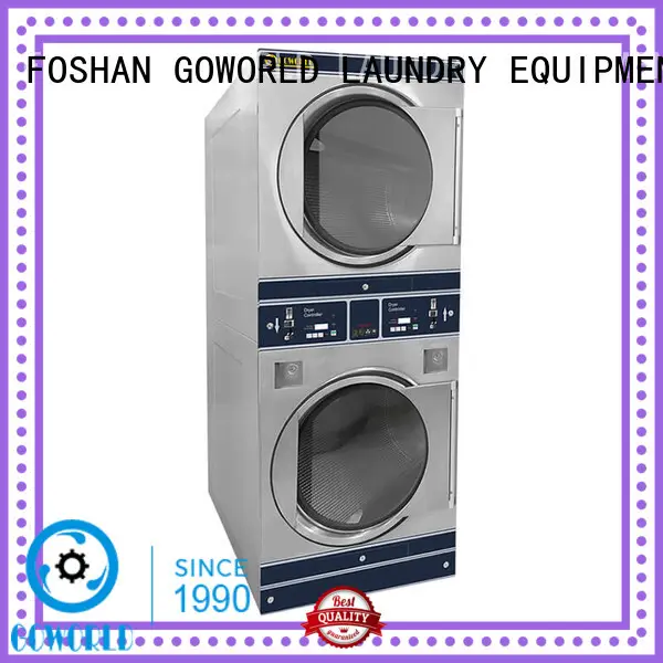 GOWORLD stainless steel self-service laundry machine electric heating hotel 1