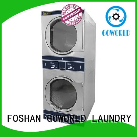 GOWORLD Energy Saving stackable washer and dryer sets steam heating for fire brigade 1