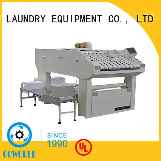 fabric folding machine medical for laundry factory GOWORLD 1