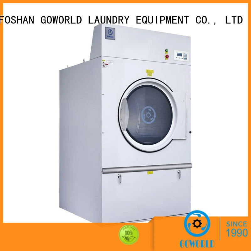 GOWORLD Stainless steel industrial tumble dryer heating for laundry plants 1
