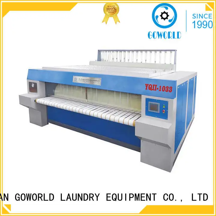 GOWORLD hotel bed sheet ironing machine easy use for textile industries 1