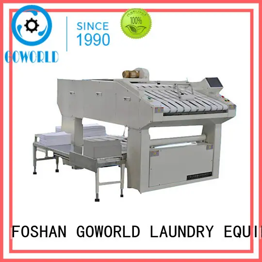 GOWORLD intelligent automatic towel folder intelligent control system for laundry factory 1