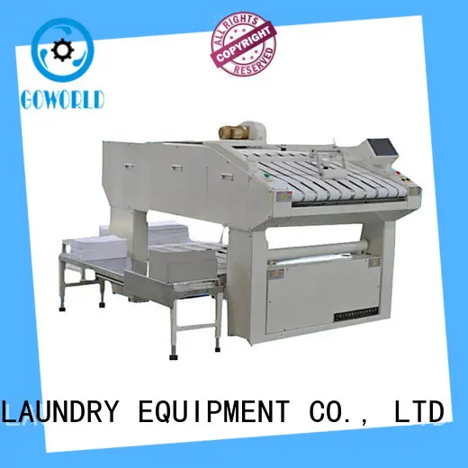 automatic commercial laundry folding machine efficiency for medical engineering GOWORLD 1