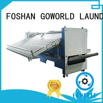 bed automatic towel folding machine multifunctional for laundry factory GOWORLD 1