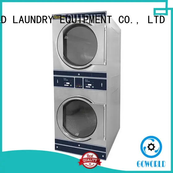 dryer stacking washer and dryer LPG gas heating for school GOWORLD 1