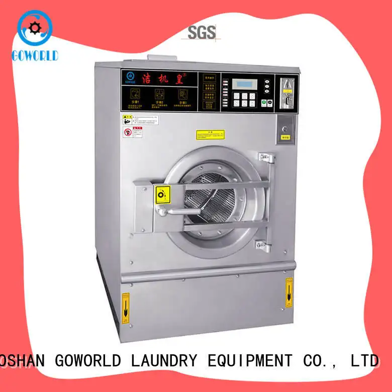 GOWORLD stainless steel self service washing machine for sale for school 1