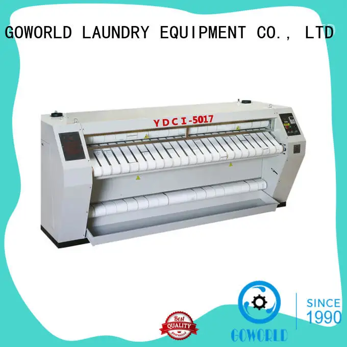 heat proof flat work ironer laundry equipment easy use for hotel GOWORLD 1