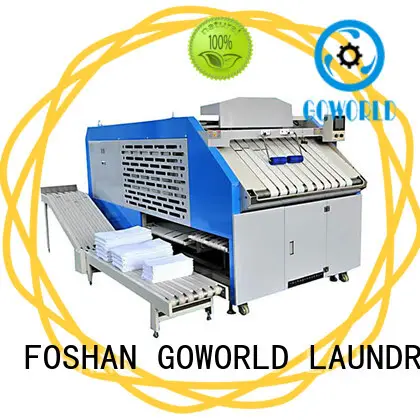 textile towel folder efficiency for laundry factory GOWORLD 1
