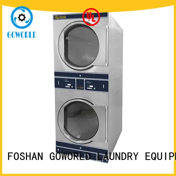 GOWORLD Automatic stacked washer dryer combo brigade for school 1