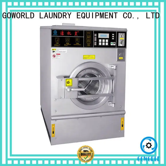 GOWORLD double self laundry machine steam heating for hotel 1