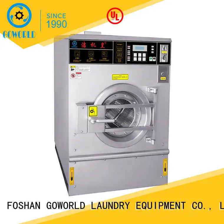 GOWORLD coin self-service laundry machine LPG gas heating for school 1