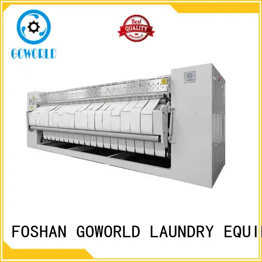 GOWORLD stainless steel roller ironing machine free installation for hotel 1