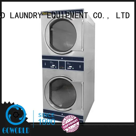GOWORLD Energy Saving stackable washer dryer combo electric heating for fire brigade 1