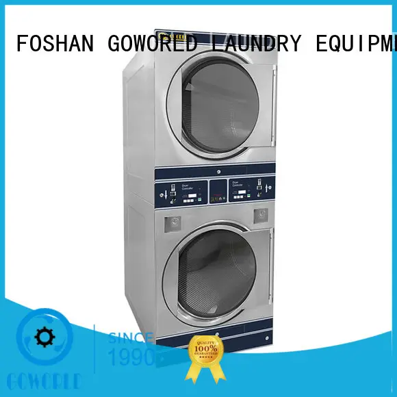 GOWORLD stainless steel self laundry machine for sale for hotel 1