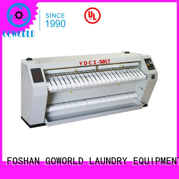 GOWORLD heat proof flat work ironer machine free installation for hospital 1