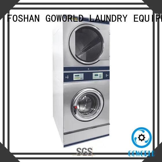 Low Noise stackable washer dryer combo 8kg15kg steam heating for school 1