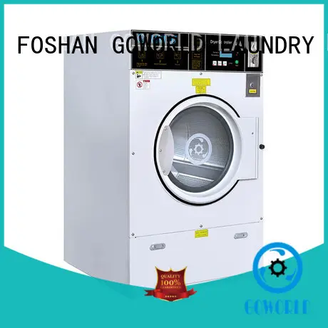 GOWORLD safe use self service laundry equipment LPG gas heating for commercial laundromat 1
