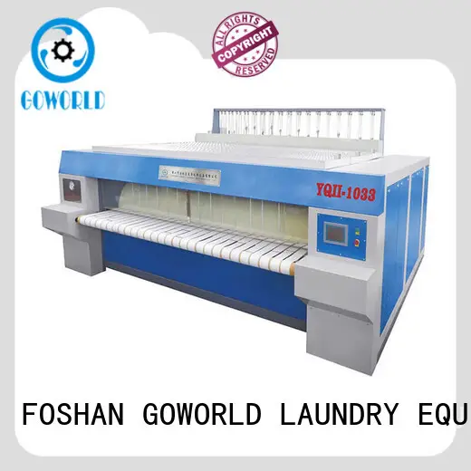 GOWORLD stainless steel roller ironing machine factory price for textile industries 1