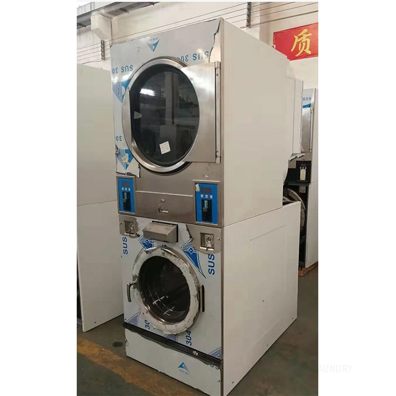 GOWORLD coin self service laundry equipment natural gas heating for service-service center 4