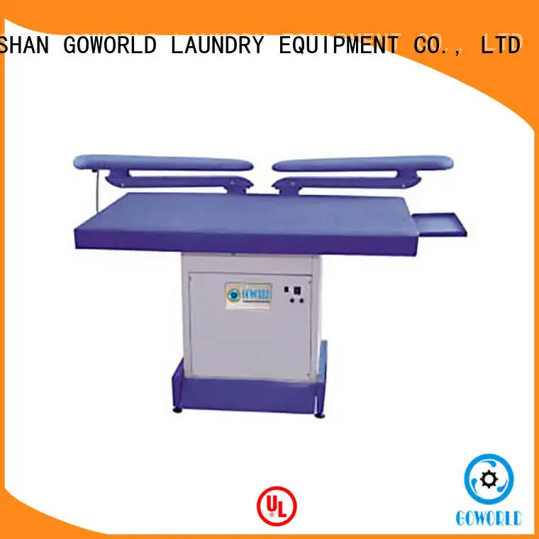 GOWORLD laundry utility press machine pneumatic control for hospital 1