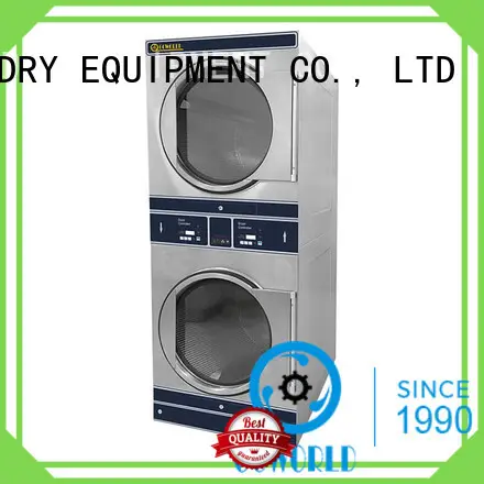 Low Noise stacking washer dryer 8kg12kg electric heating for laundry shop 1