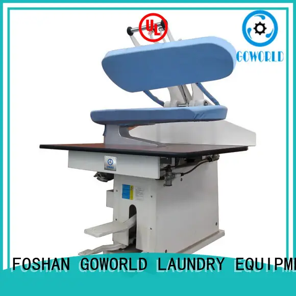 GOWORLD form laundry press machine Manual control for railway company 1