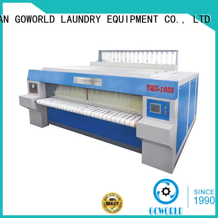 GOWORLD stainless steel flat roll ironer easy use for hotel 1