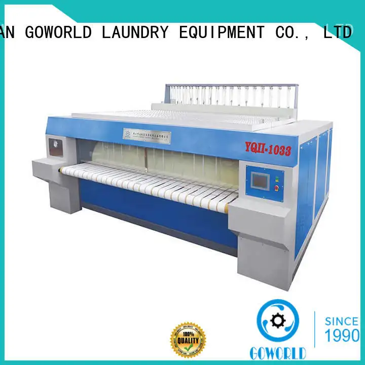 GOWORLD stainless steel flat roll ironer easy use for hotel 1