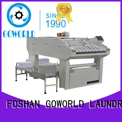 GOWORLD textile folding machine high speed for hotel 1