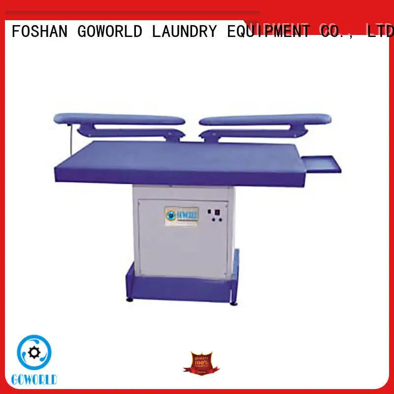 GOWORLD form industrial iron press machine pneumatic control for dry cleaning shops 1