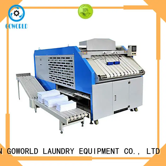 GOWORLD machine towel folding machine high speed for laundry factory 1