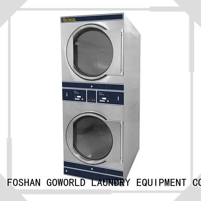 GOWORLD Manual stacking washer dryer supplier for school 1