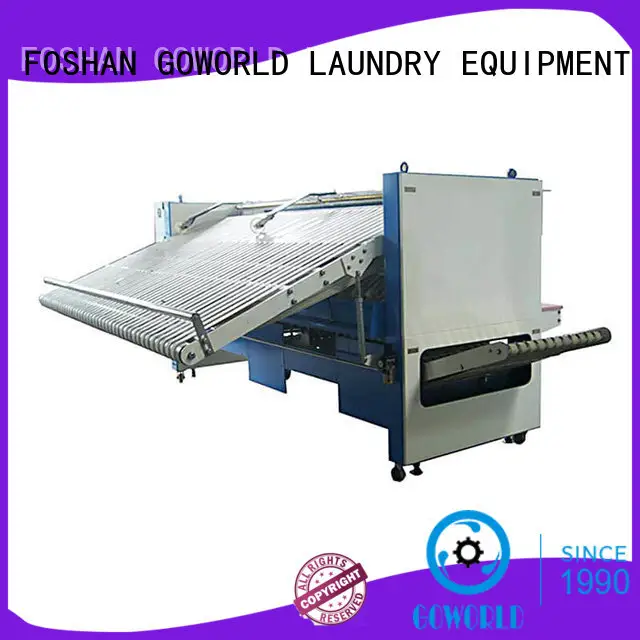 GOWORLD textile automatic towel folder intelligent control system for laundry factory 1