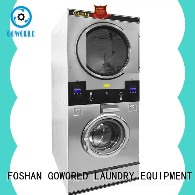 Manual stacking washer dryer laundromat supplier for school 1