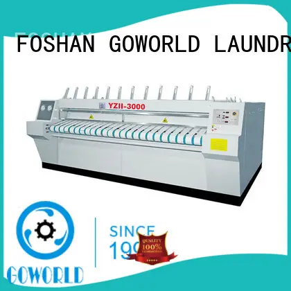 stainless steel flat roll ironer heating free installation for inns 1