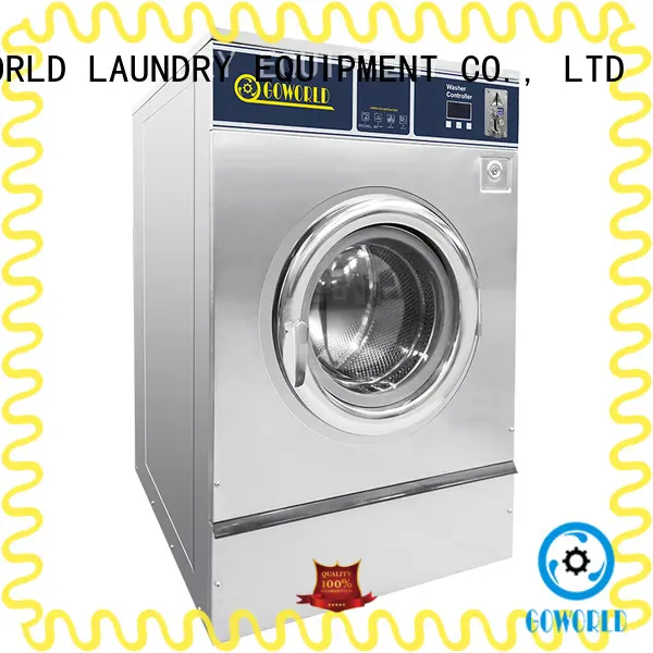 GOWORLD fire self-service laundry machine natural gas heating for school 1