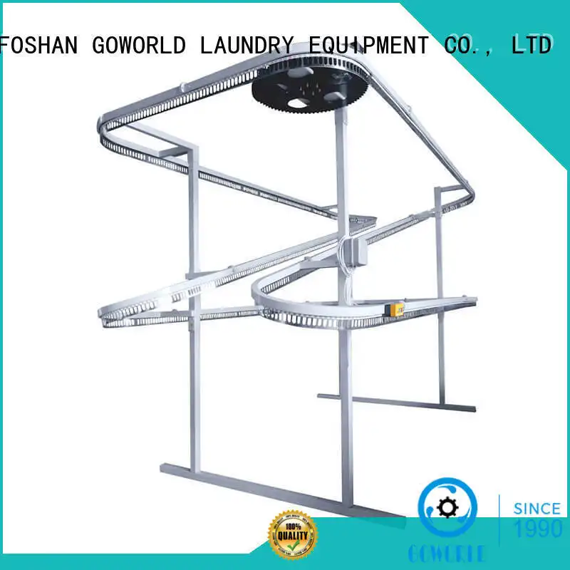 GOWORLD spotting laundry conveyor for sale for shop 1