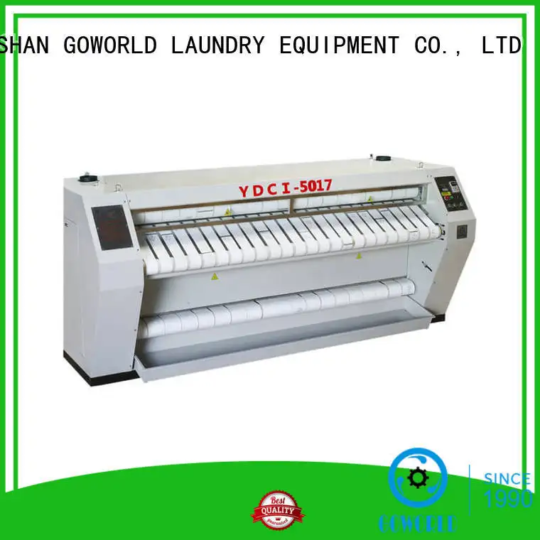 GOWORLD heat proof flat work ironer machine factory price for hotel 1