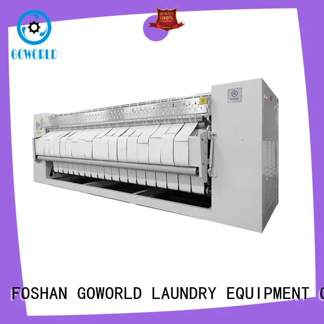 GOWORLD heat proof flat work ironer machine easy use for hospital 1