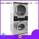 Energy Saving stacking washer dryer brigade electric heating for school 1