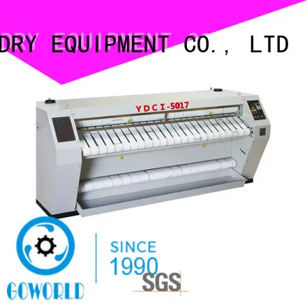GOWORLD stainless steel flat work ironer machine easy use for hospital 1